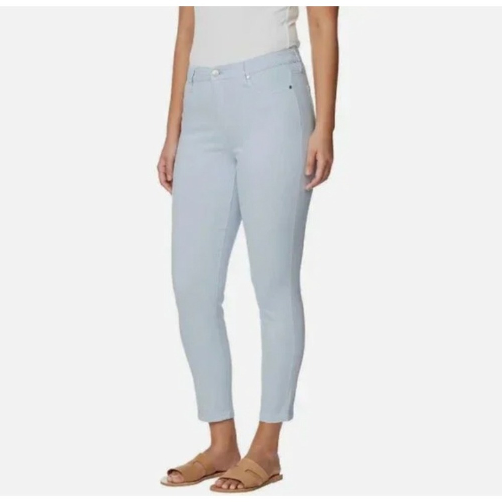Buffalo David Bitton Havana High Rise Ankle Skinny Jeans‎ Light Blue size 6 28"